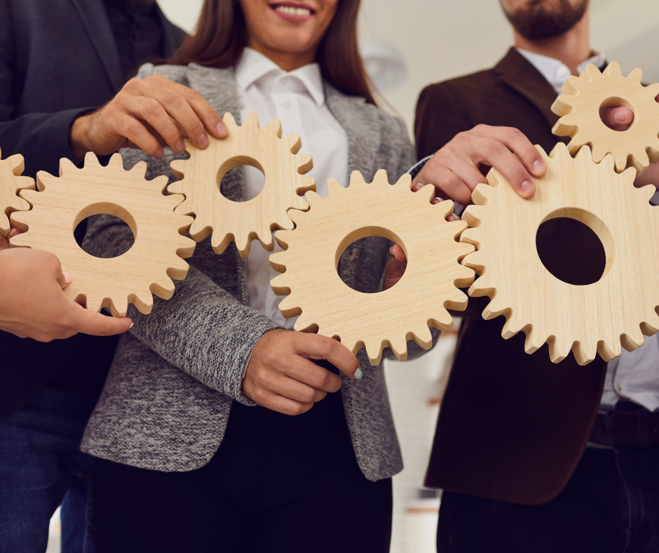 QA consultants helping a company optimize software quality assurance processes.